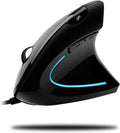 Glossy Black USB Optical Mouse with Scroll Wheel V685