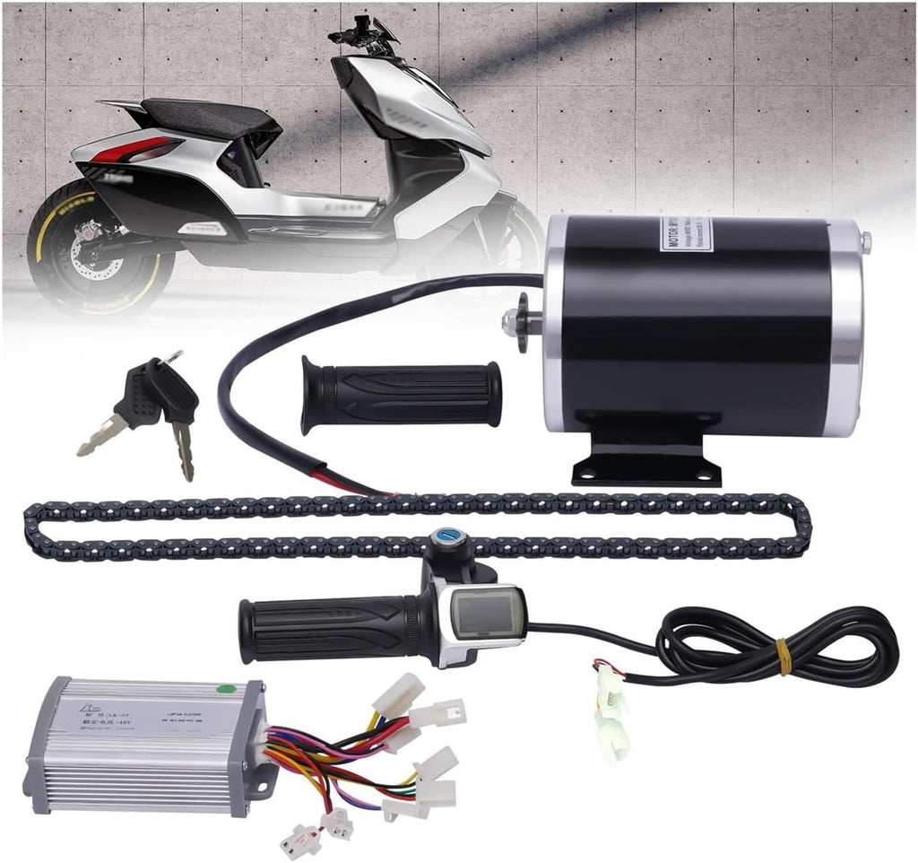 48V 1000W Electric Bicycle Conversion Kit with Controller 3 Speed Gears O1212