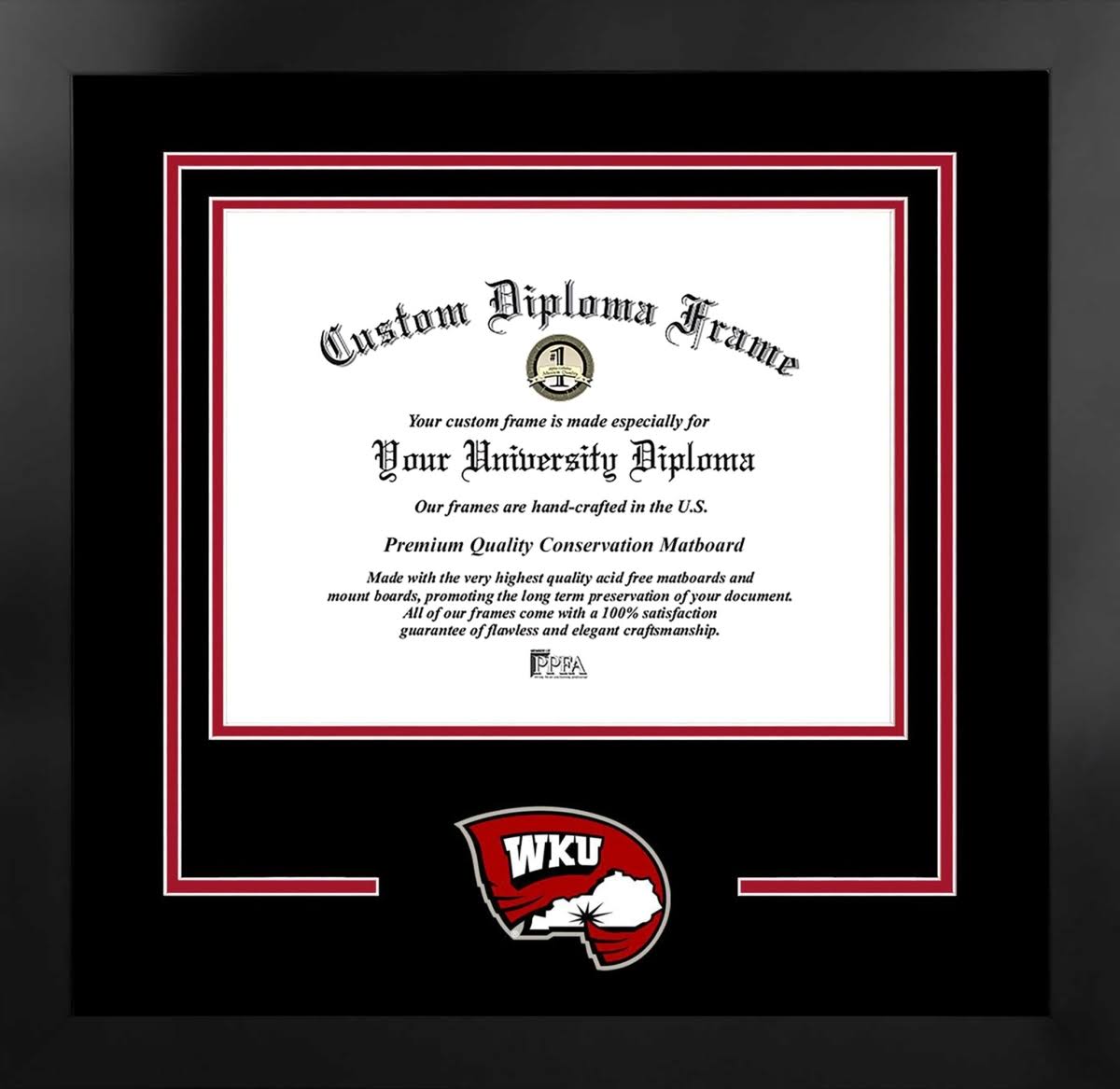 14 x 11 in. Black Frame Y765