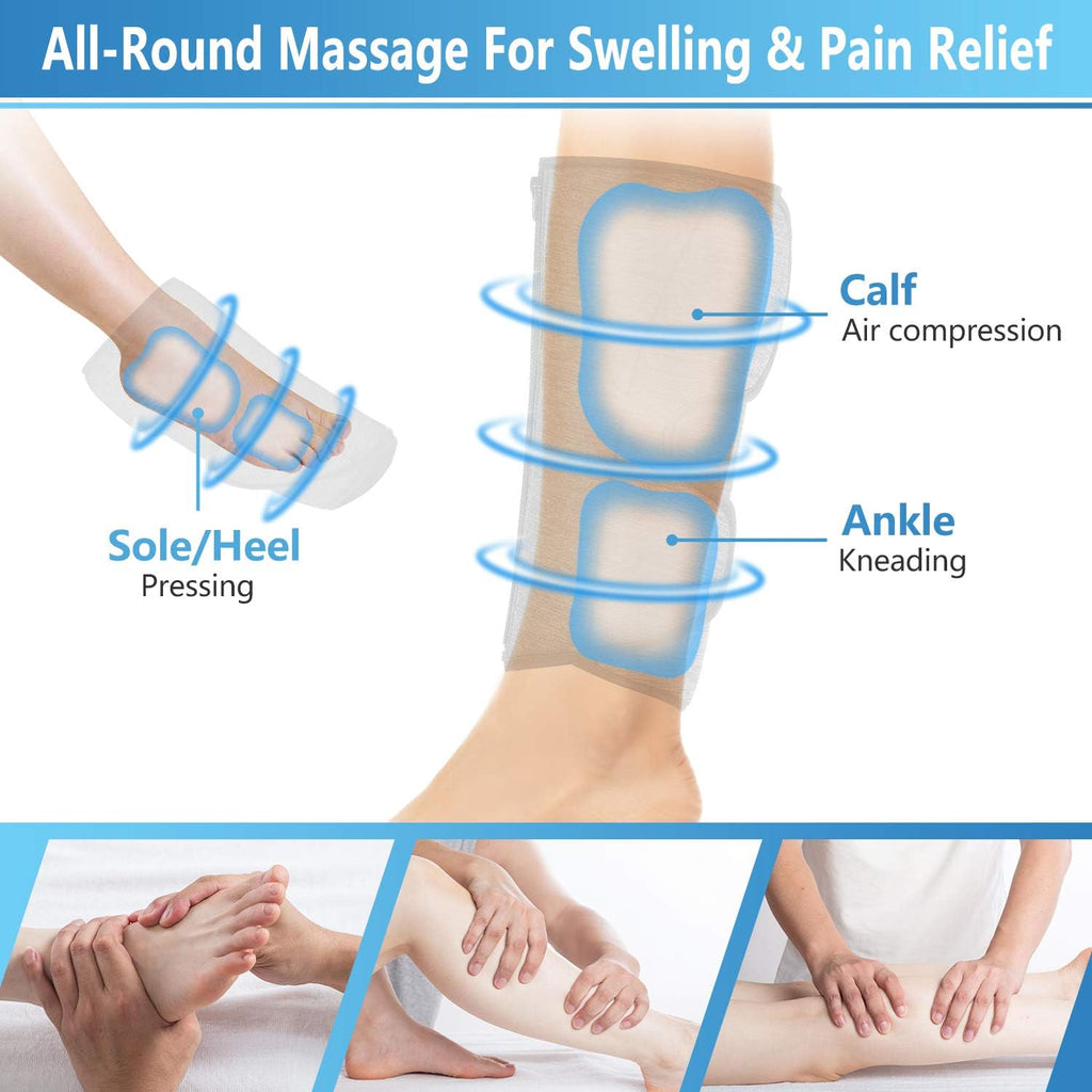 Rechargeable Leg Massager with Air Compression (1 Pair) B963