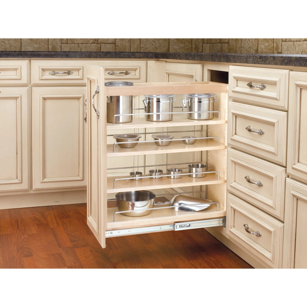 8 Inch Pull-Out Kitchen Cabinet Organizer Spice Rack T4522