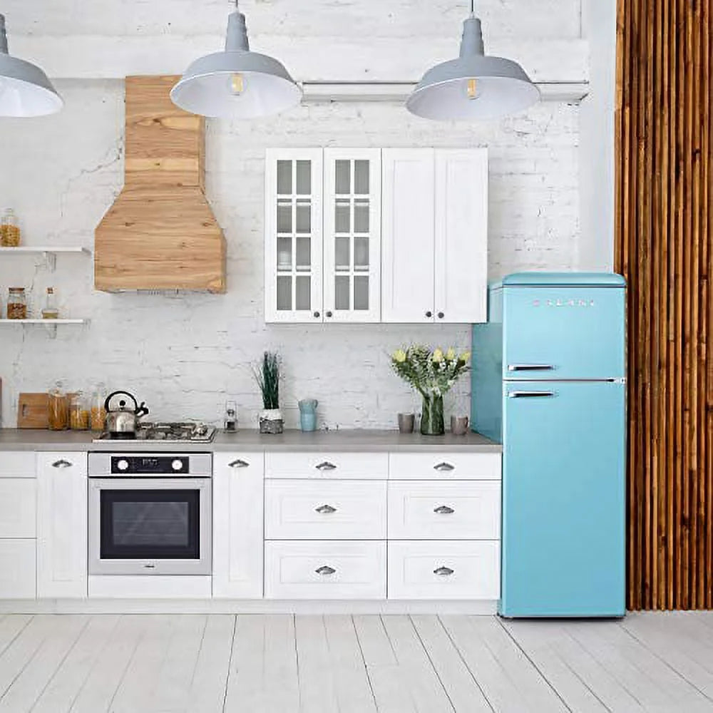 Retro Blue 12.0 Cu Ft Dual Door Refrigerator L231338