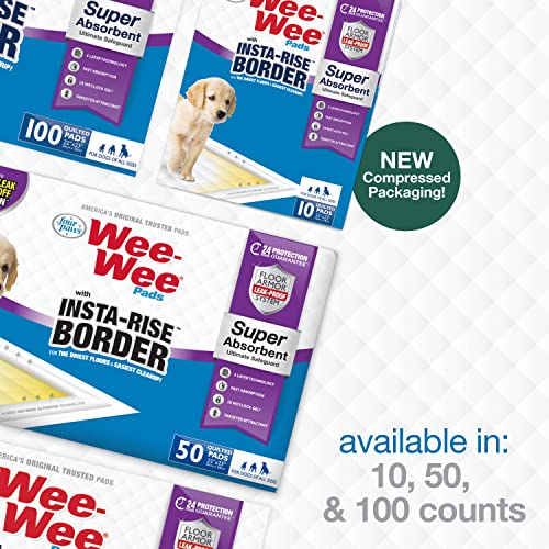 22" x 23" Unscented Quilted Potty Training Pads, 50 Count H3888