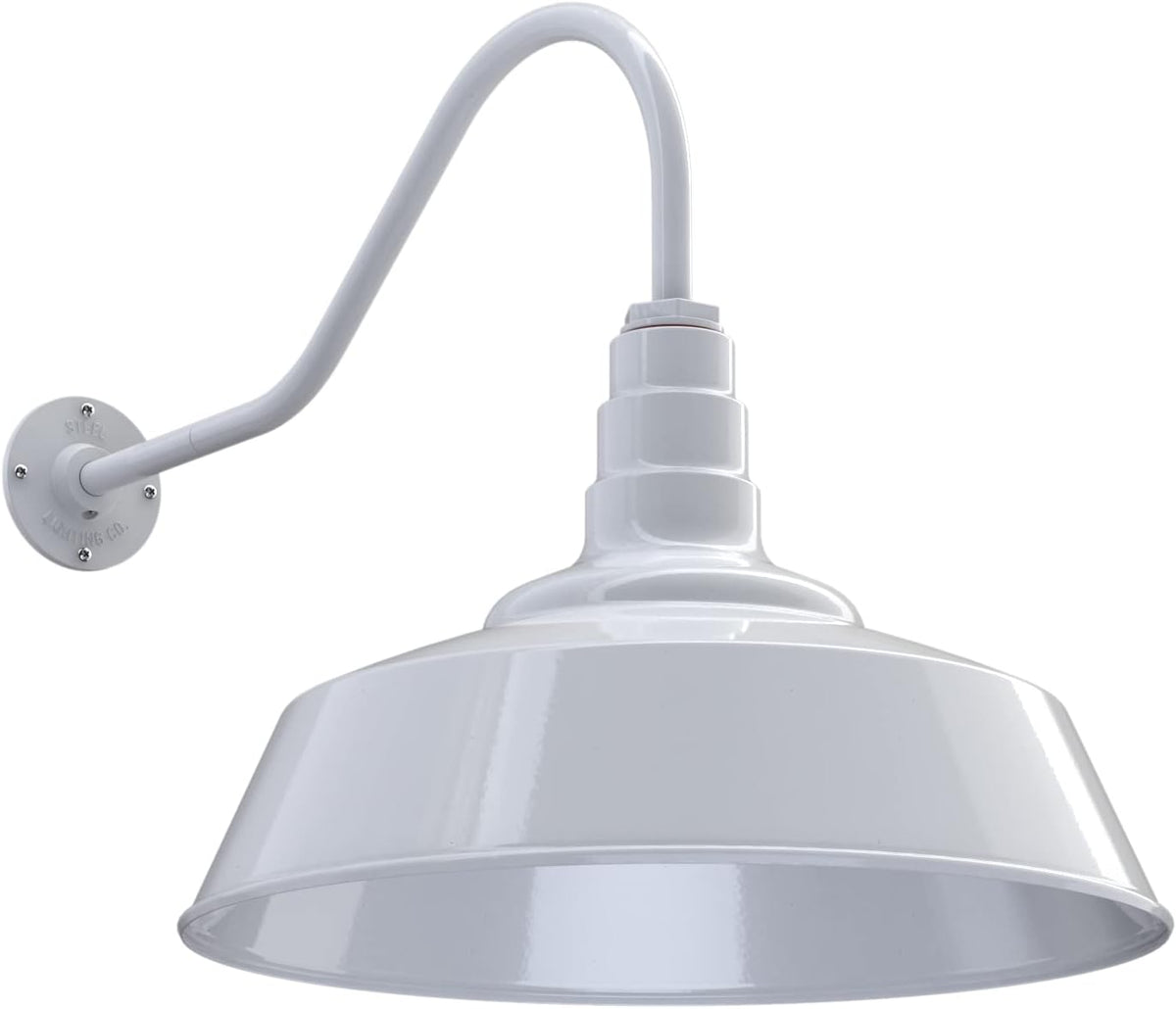 20 inch Dome Gooseneck Outdoor Wall Mounted Barn Light I60910