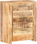 Solid Acacia Wood Sideboard with Drawer and Storage Cabinet V278