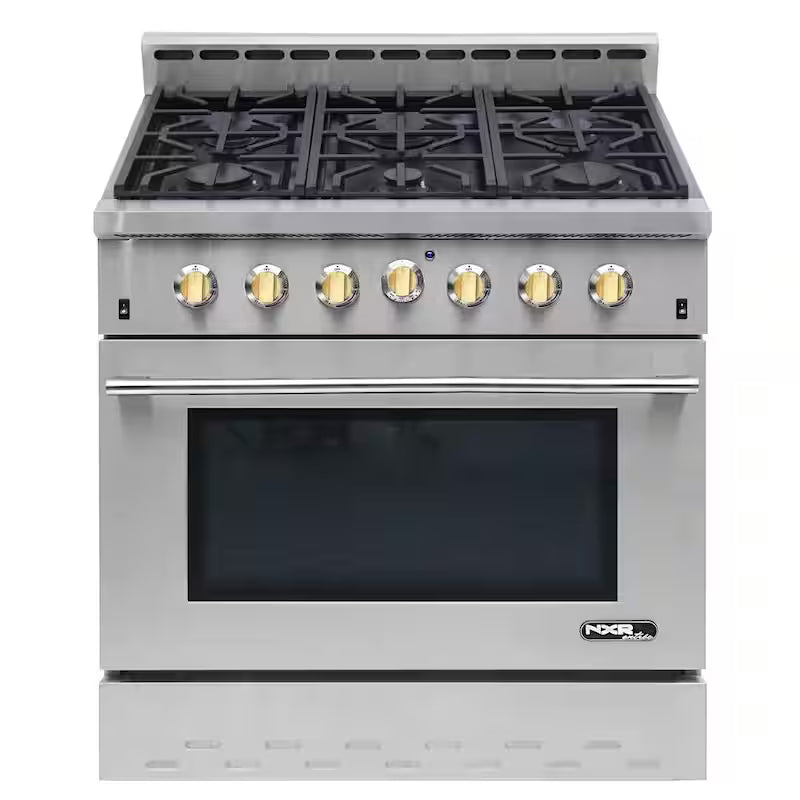 36 in. 5.5 cu. ft. Gas Range with Convection Oven H293679