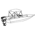 White Vinyl Bimini Z8358