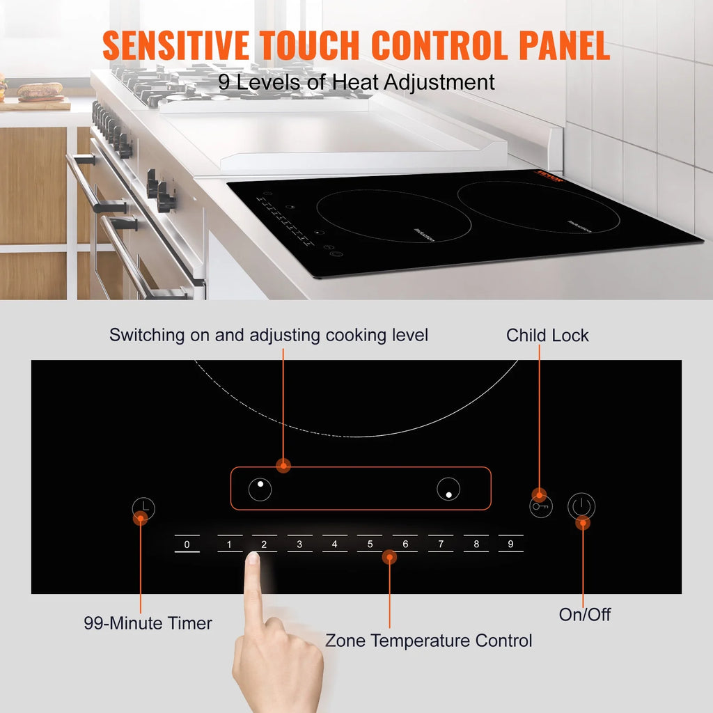 12 inch 2 Burners Electric Cooktop I705