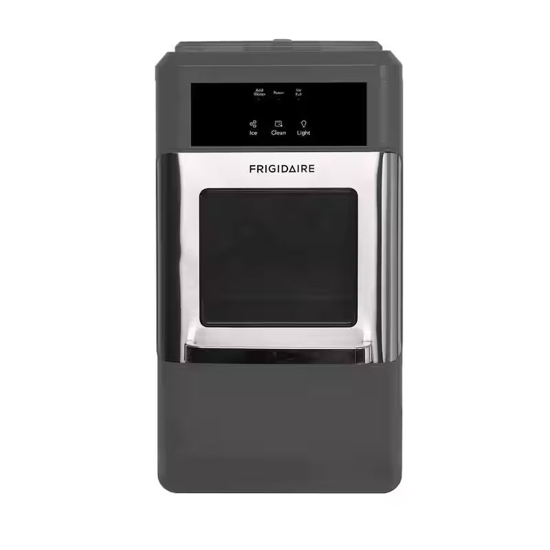 44 lbs. Freestanding Nugget Ice Maker in Stainless Steel and Black H531496