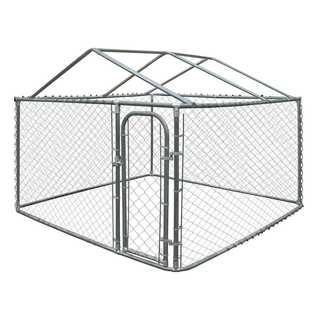 7.5 x 7.5 ft. Galvanized Steel Chain Link Dog Kennel Roof Frame I61705