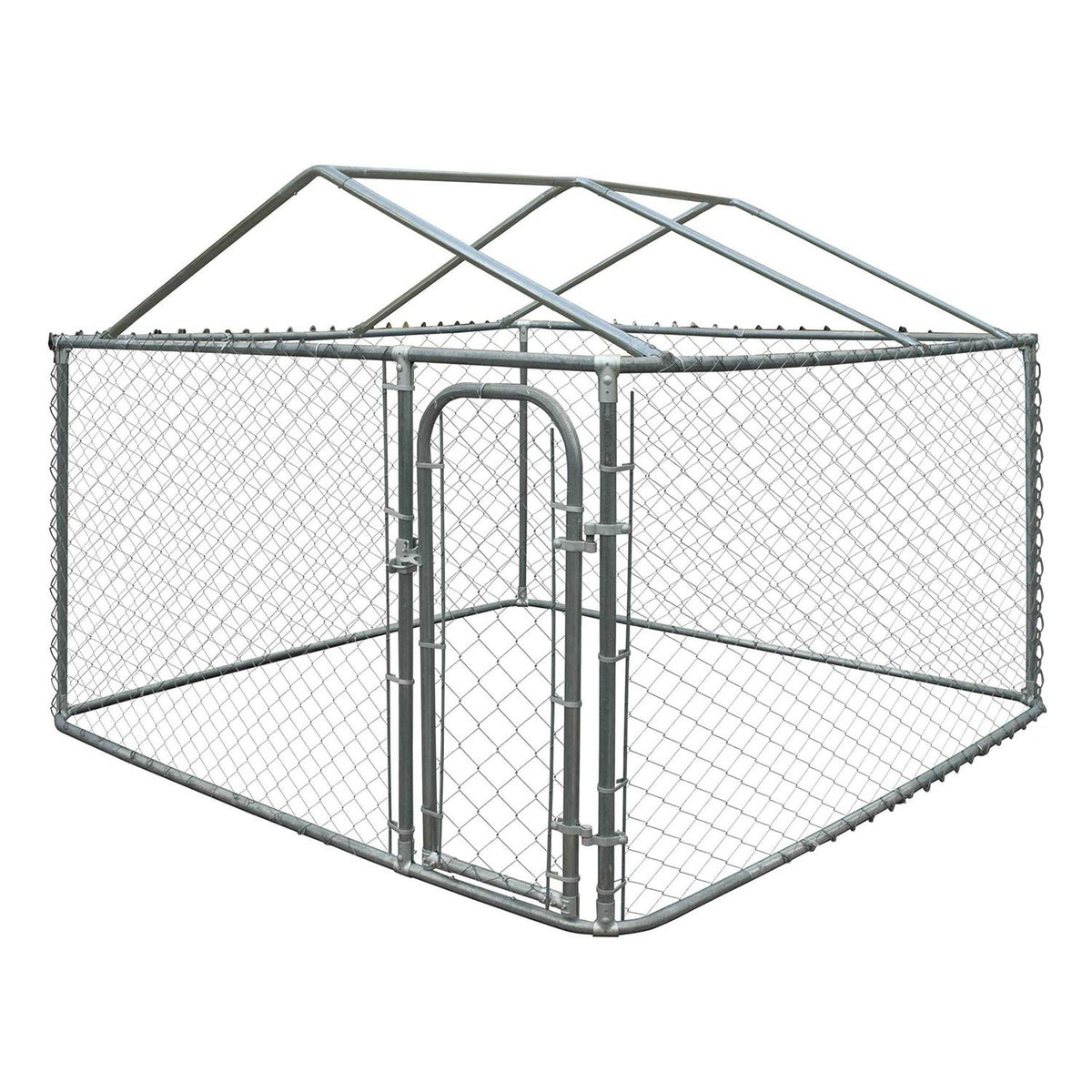 7.5 x 7.5 ft. Galvanized Steel Chain Link Dog Kennel Roof Frame I61705