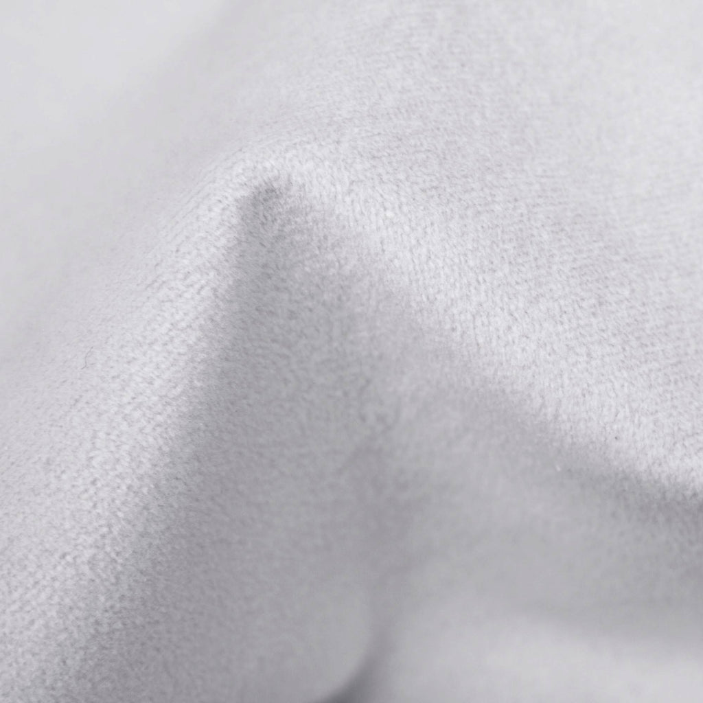 White Velvet Channel Seam Headboard V125599