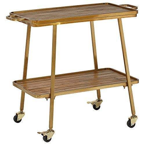 Gold 2 Tier Bar Cart F331