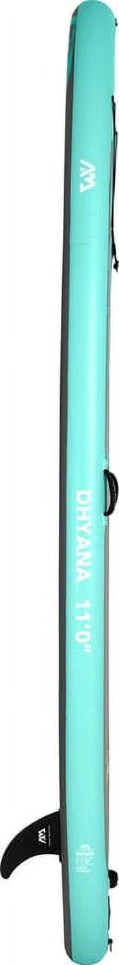 11'0 Inflatable Paddle Board with Carry Bag, Paddle, Fin, Pump & Safety Harness H7814