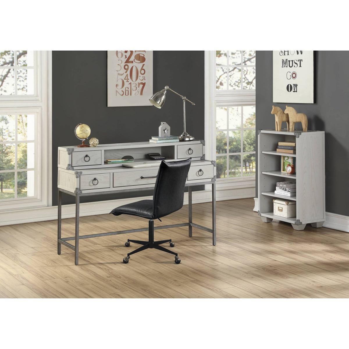 Gray Bookcase V512090