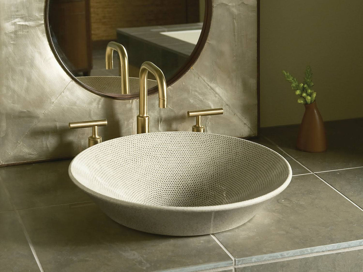 Boucle Tweed Conical Bell Vessel Sink W248