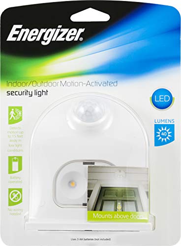 LED Motion-Activated Security Light, Battery Operated, 40 Lumens, Wireless E410700