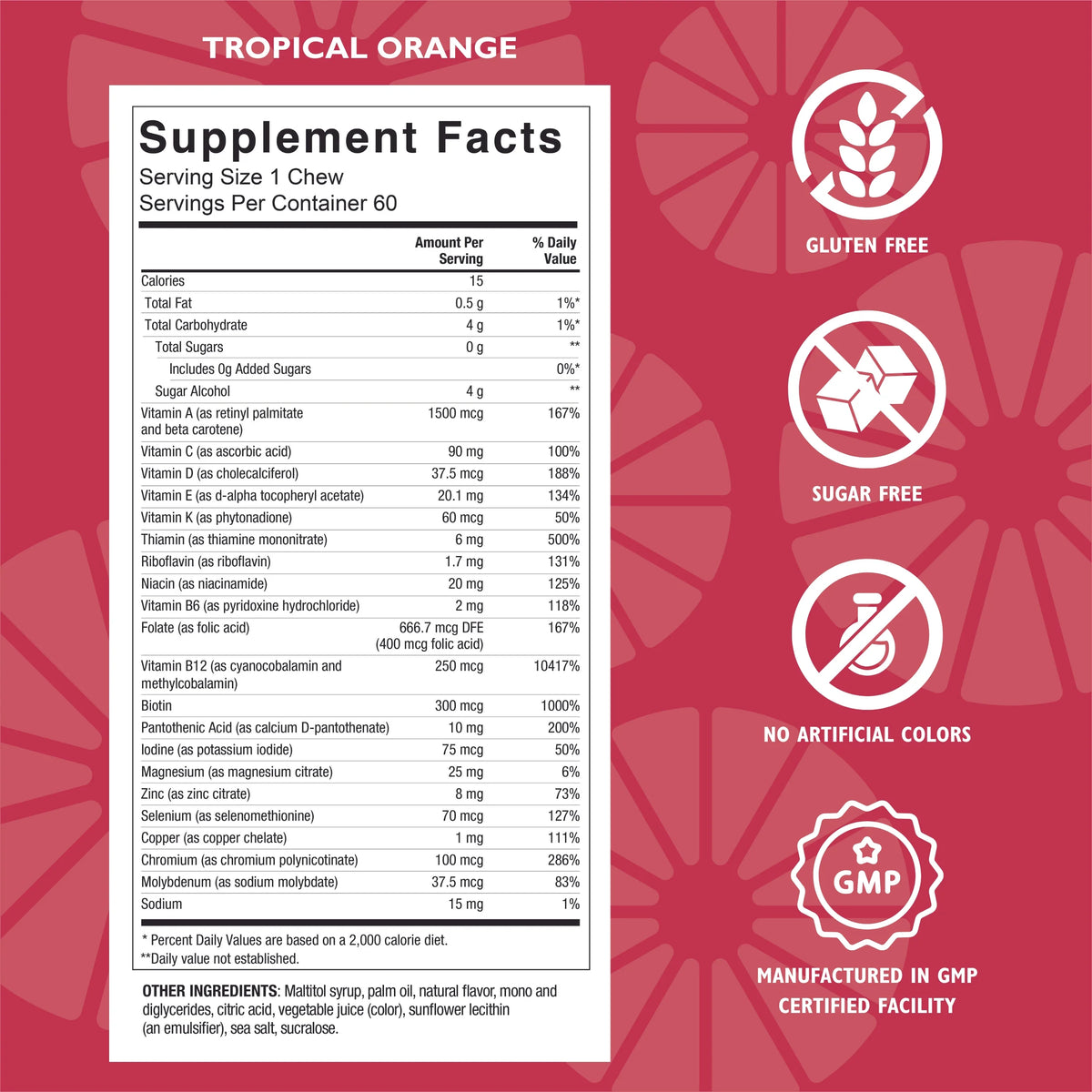 Bariatric Multivitamin Soft Chews, 180 count K397