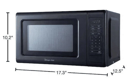 0.7 cu. ft. 700-Watt Black Countertop Microwave H694