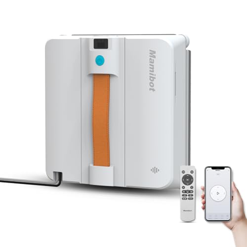 Window Cleaning Robot with 4 Spray Nozzles, 3200Pa Suction M4218
