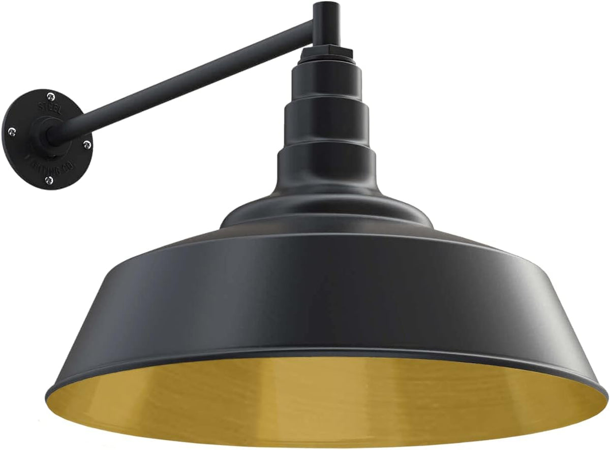 20 inch Dome Gooseneck Outdoor Wall Mounted Barn Light I60910