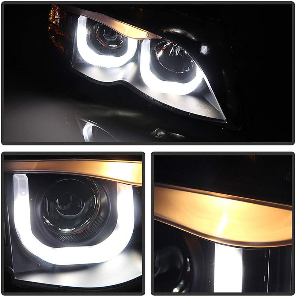 Black Projector Headlights Assembly K595