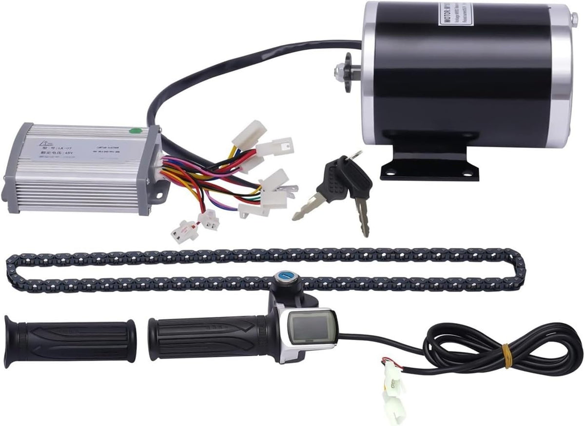 48V 1000W Electric Bicycle Conversion Kit with Controller 3 Speed Gears O1212