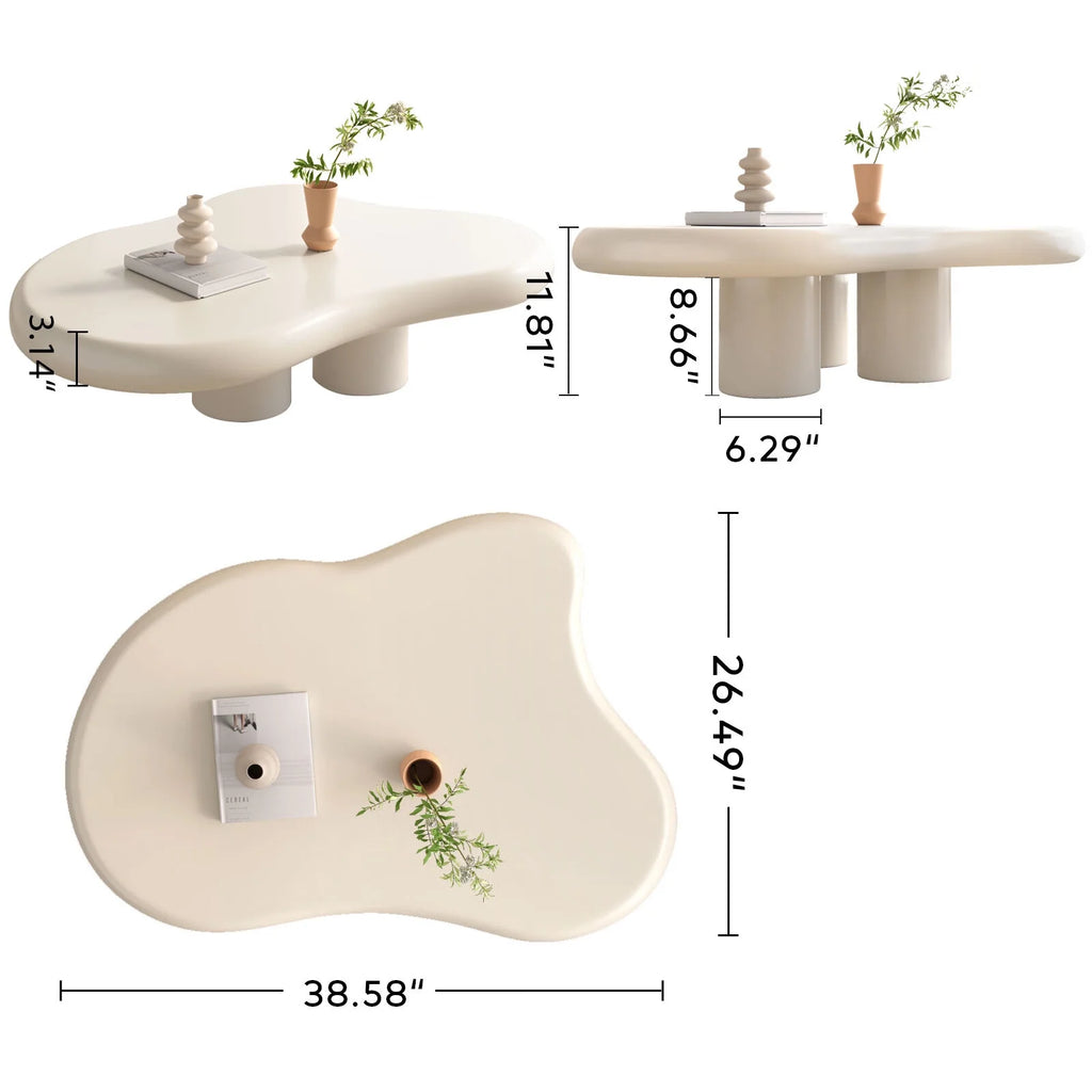 White Wood Coffee Table Z96729