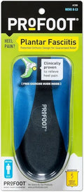 Plantar Fasciitis Heel Insert Men's 1 Pair Pack of 8 D7913