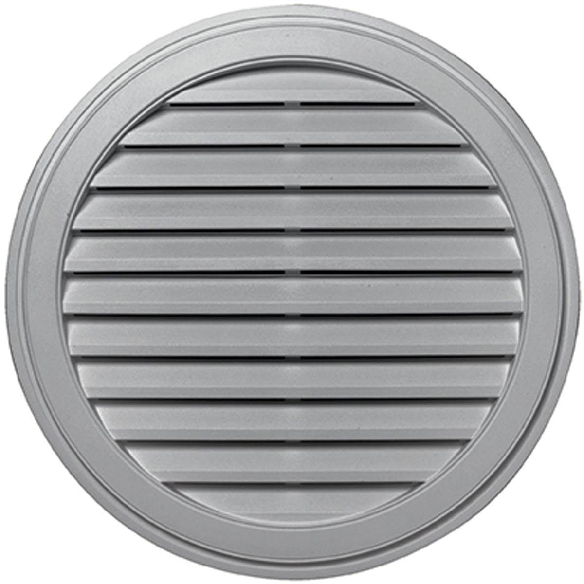 36-in x 36-in Gray Round Vinyl Gable Vent L400