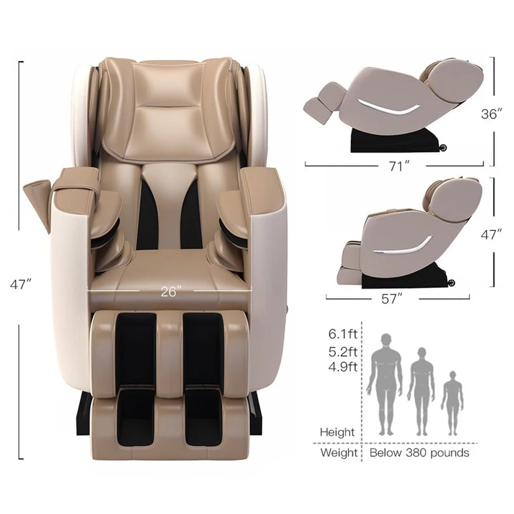 Black Full Body Electric Zero Gravity Shiatsu Massage Chair L469633