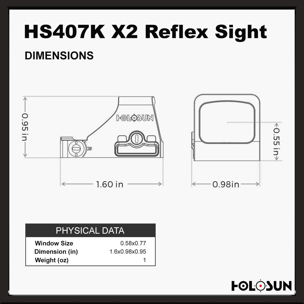 Red Dot Reflex Sight L358