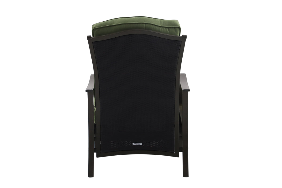 Green Steel Outdoor Recliner N6471