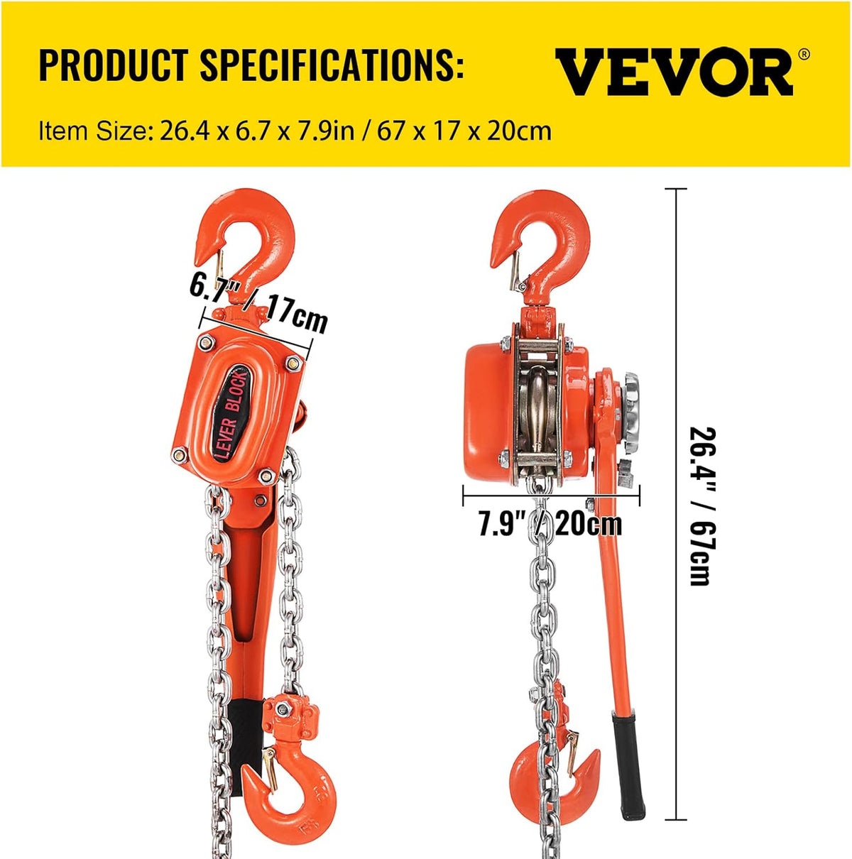Orange Chain Hoist T17905
