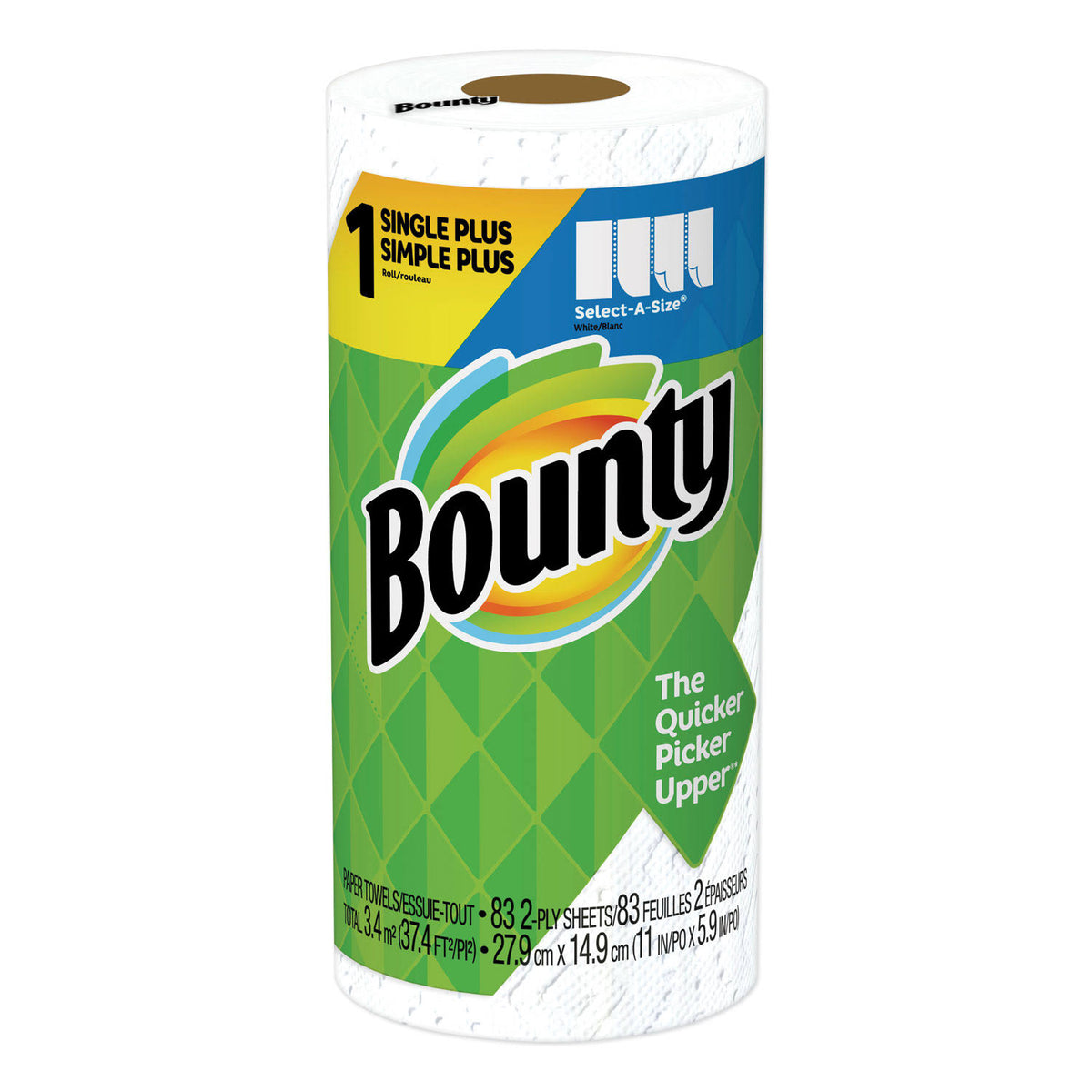 2-Ply White Kitchen Roll Paper Towels 24 Rolls I347496