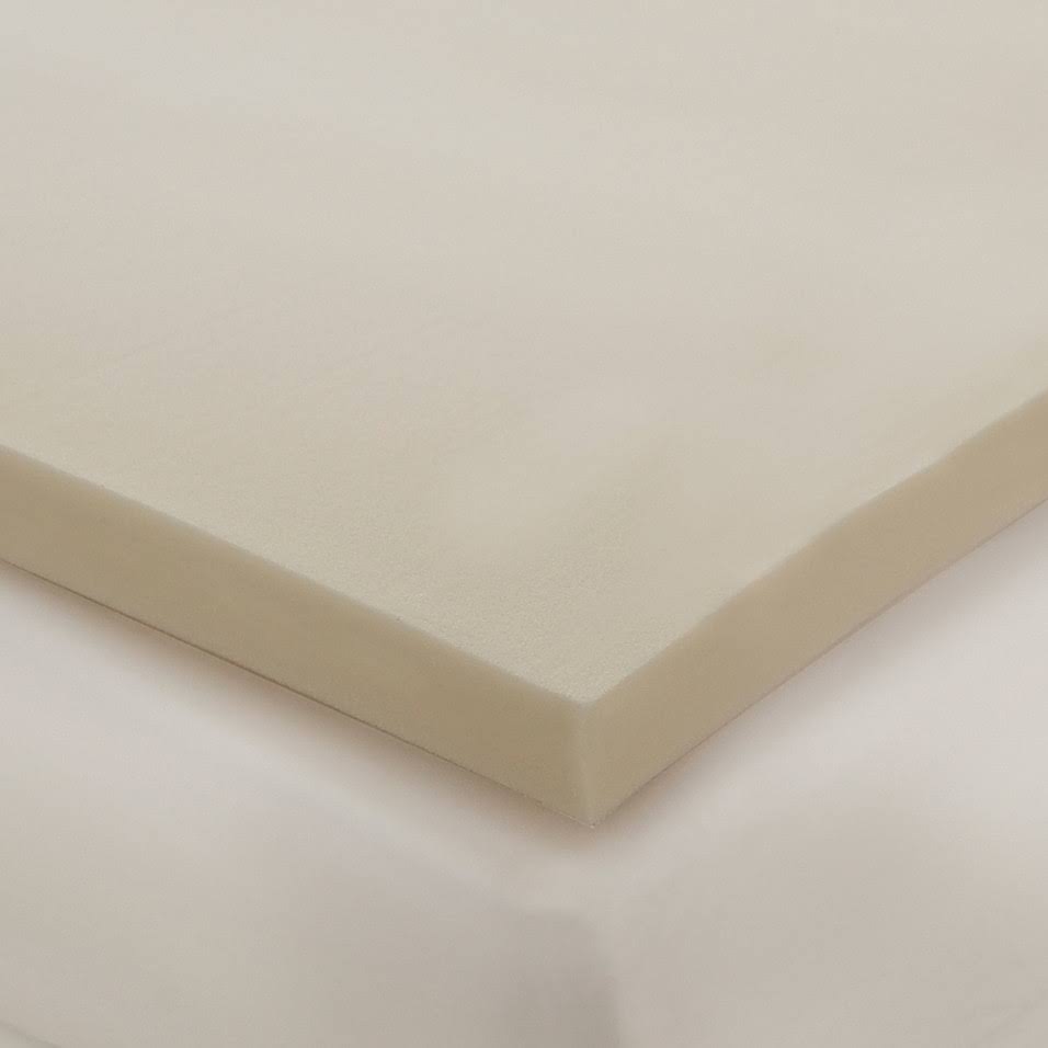 2" Memory Foam Full Mattress Topper White X976