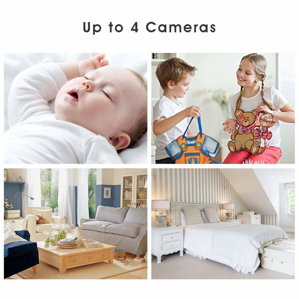4.3" LCD Video Baby Monitor with 270 Pan-Tilt-Zoom T437419