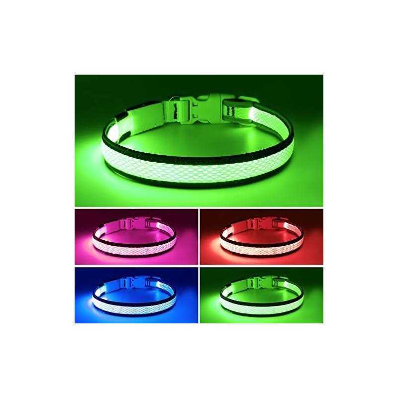 USB Rechargeable LED Dog Collar S892220