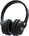 Wireless Rechargeable TV Headphones, Black, 2.4 GHz Y51613
