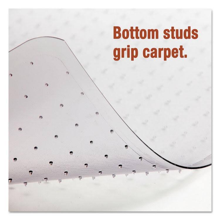 Clear Rectangular Chair Mat for Low Pile Carpet V811