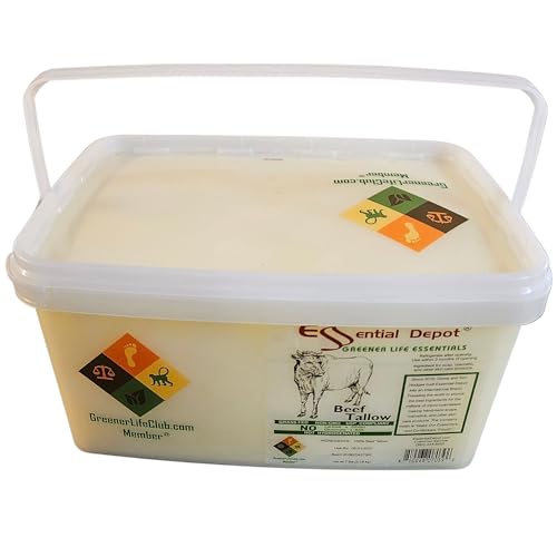 7 lbs Grass Fed Non-GMO Food Grade Beef Tallow R25739