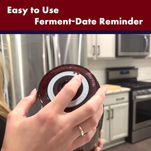 Food Grade Fermentation Kit for Wide Mouth Mason Jars, 4 Pack V351314