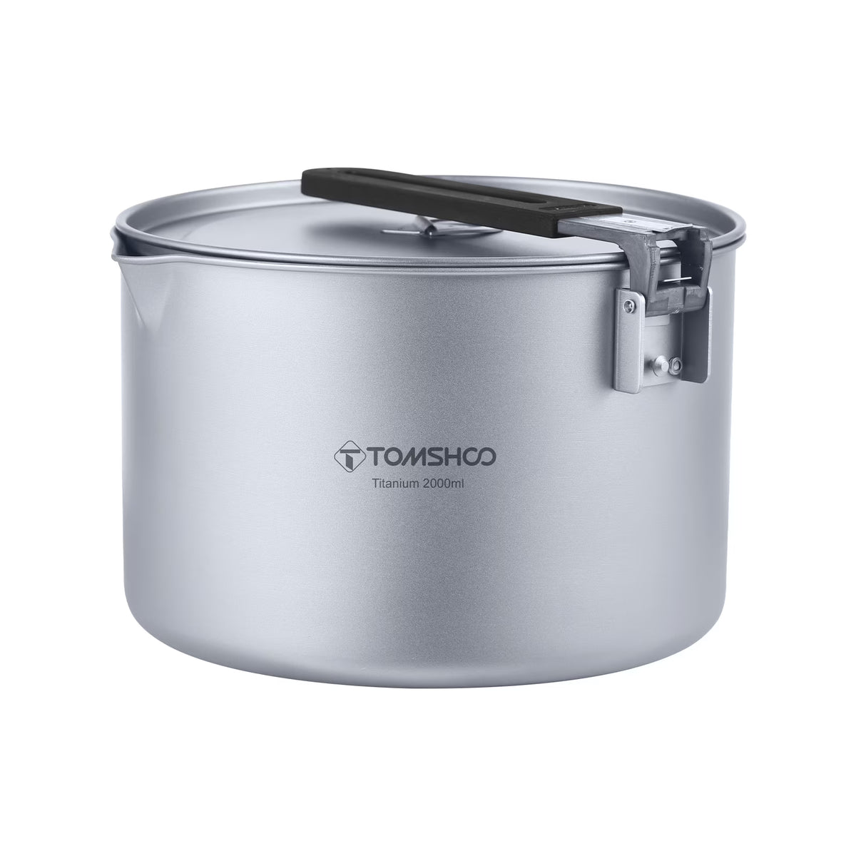 Camping Soup Pot with Lid, 2L Portable Cooking Stock Pot Z5641