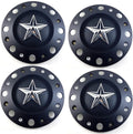 Matte Black Wheel Center Hub Caps X4336