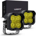 Yellow 3 inch 2pcs 18W 3700K LED Pod Lights J30333