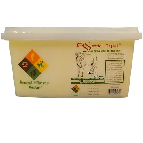 7 lbs Grass Fed Non-GMO Food Grade Beef Tallow R25739