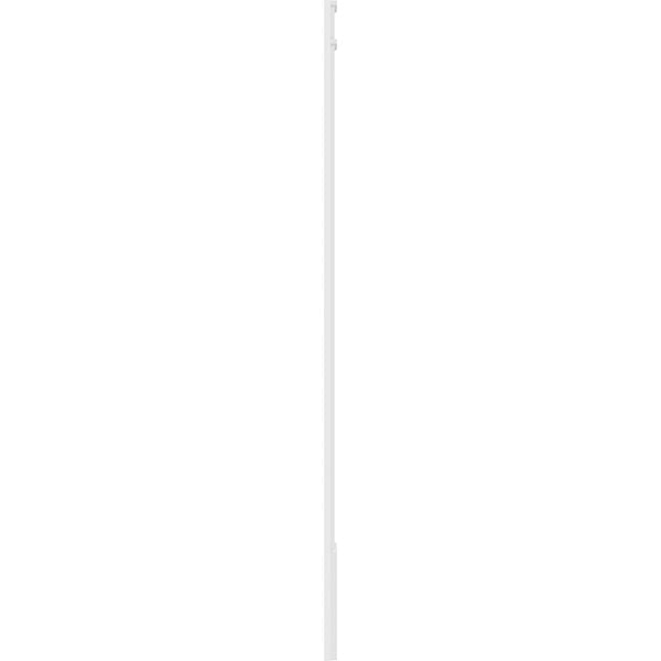 Flat Panel PVC Pilaster with Decorative Capital & Base (Pair) N94205