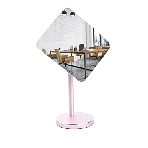 Silver Stand Detachable Wide Angle Real Glass Mirror D107434
