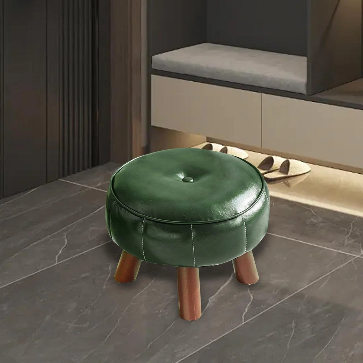 Small Footstool with Mute Bottom Pads M6888