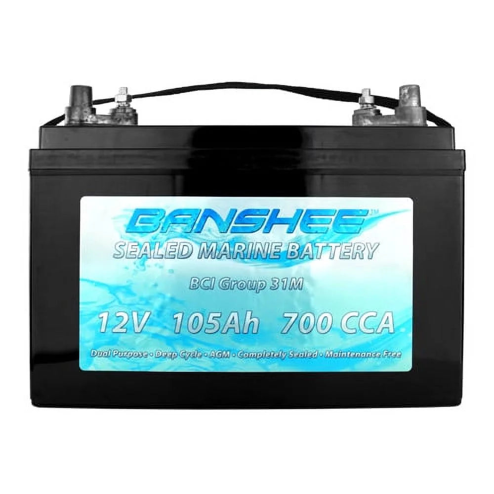 Group 31 Sealed AGM Deep Cycle Marine Battery M986